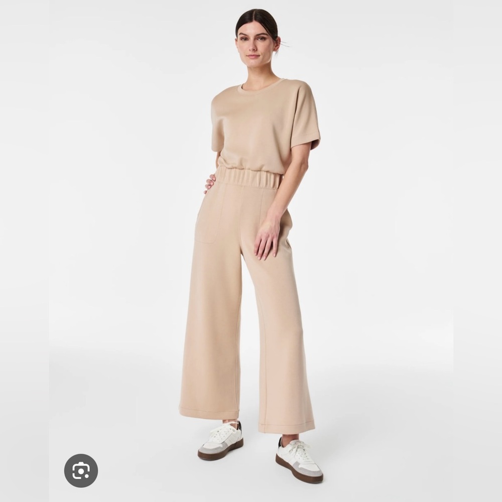 Spanx AirEssentials Jumpsuit in Tahini NWT